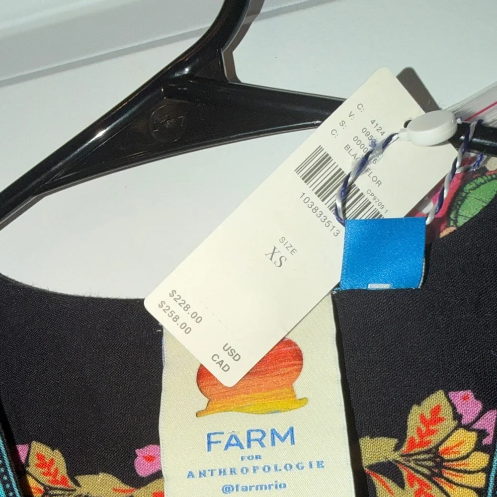 FARM Rio Printed V Neck Jumpsuit in Bloom Sz XS NWT - Picture 11 of 13